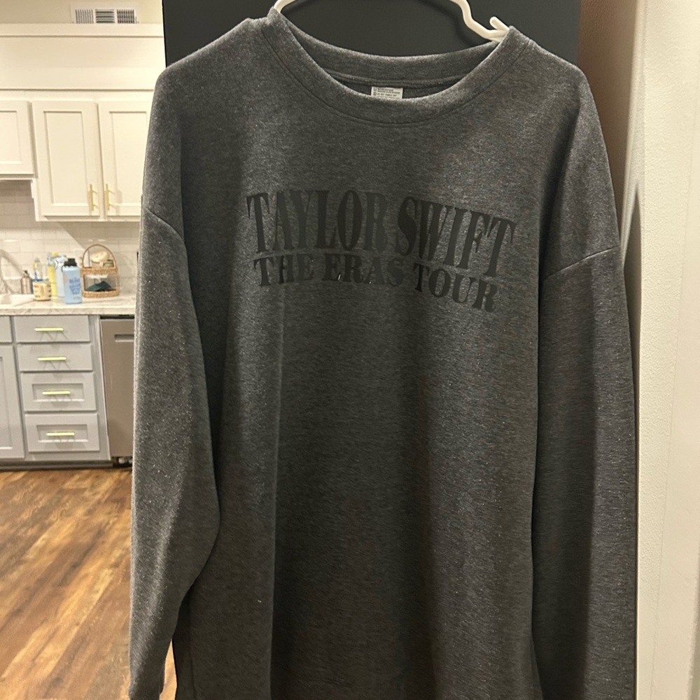 Gray Taylor Swift The Eras Tour Sweatshirt